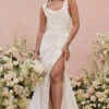 Ivory Draped Corset Bridal Gown - Limited Edition