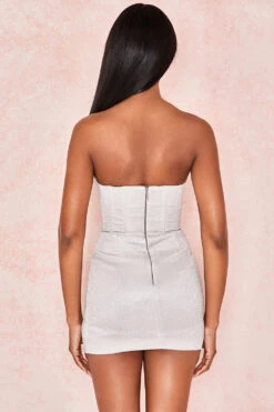 Silver Sparkle Corset Dress -Pinkyy Kleider Geschaft eevi 10