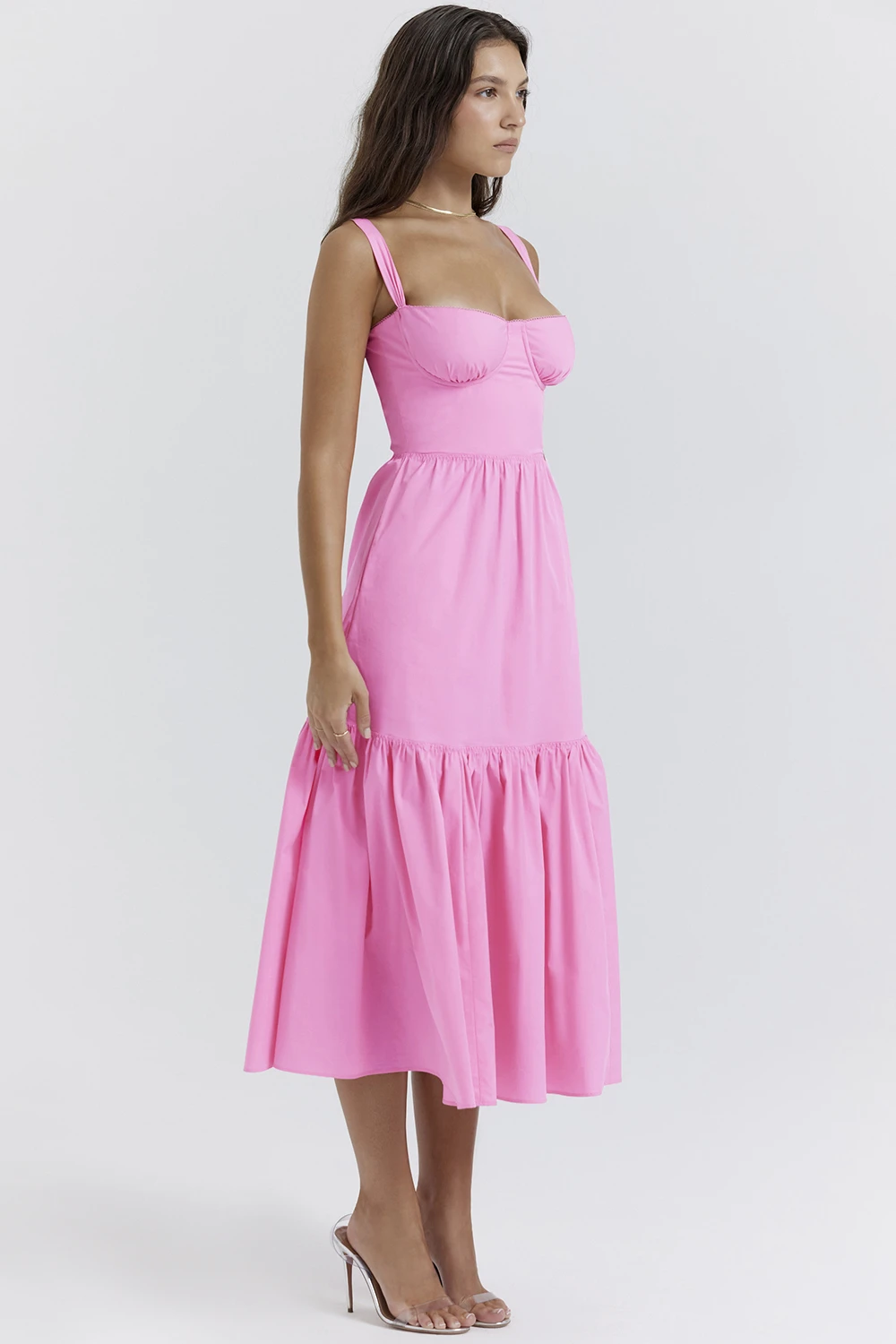 French Pink Midi Sundress 9 French Pink Midi Sundress – Bild 9