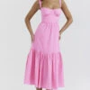 French Pink Midi Sundress