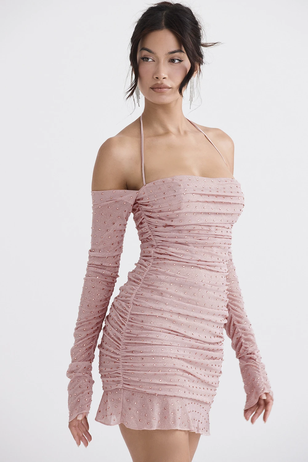 Soft Pink Crystallised Dress 7 Soft Pink Crystallised Dress – Bild 7