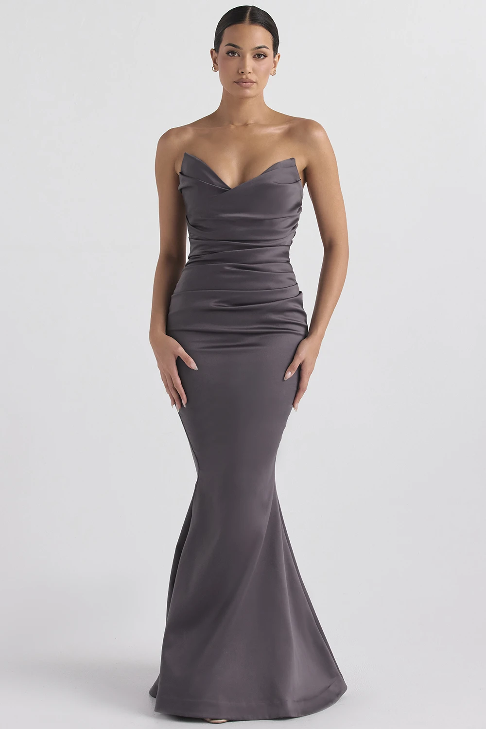 Shadow Satin Strapless Gown 3 Shadow Satin Strapless Gown – Bild 3