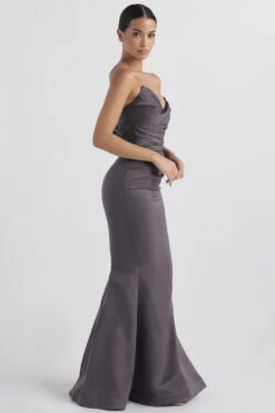 Shadow Satin Strapless Gown 14 Shadow Satin Strapless Gown -Pinkyy Kleider Geschaft fleur dg 4