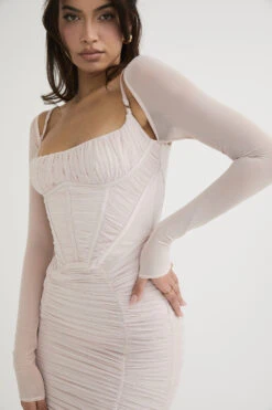 Crystal Gathered Corset Dress -Pinkyy Kleider Geschaft freyja c6