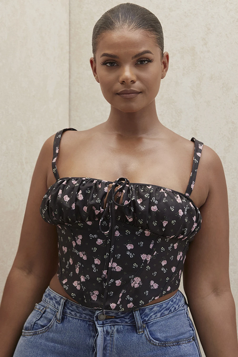 Black Floral Corset 10 Black Floral Corset – Bild 10