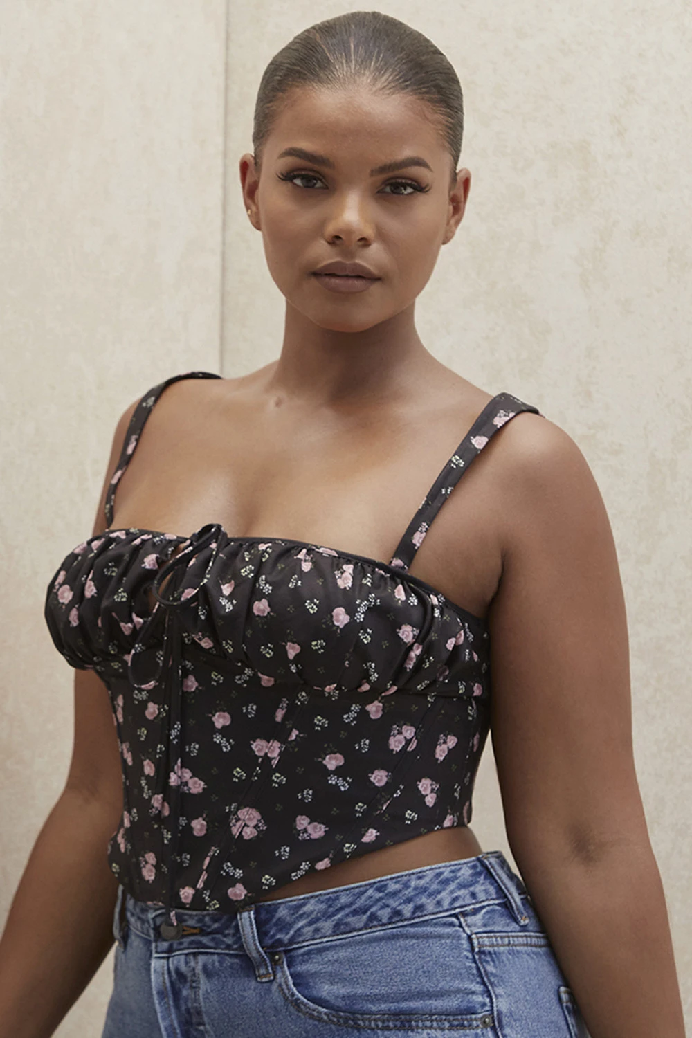 Black Floral Corset 3 Black Floral Corset – Bild 3