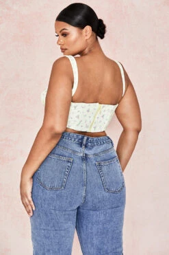 Lemon Floral Corset 21 Lemon Floral Corset -Pinkyy Kleider Geschaft gene 15