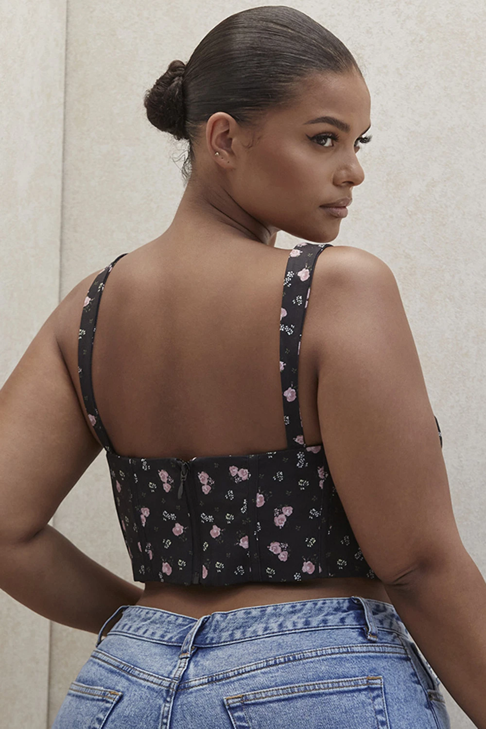 Black Floral Corset 12 Black Floral Corset – Bild 12