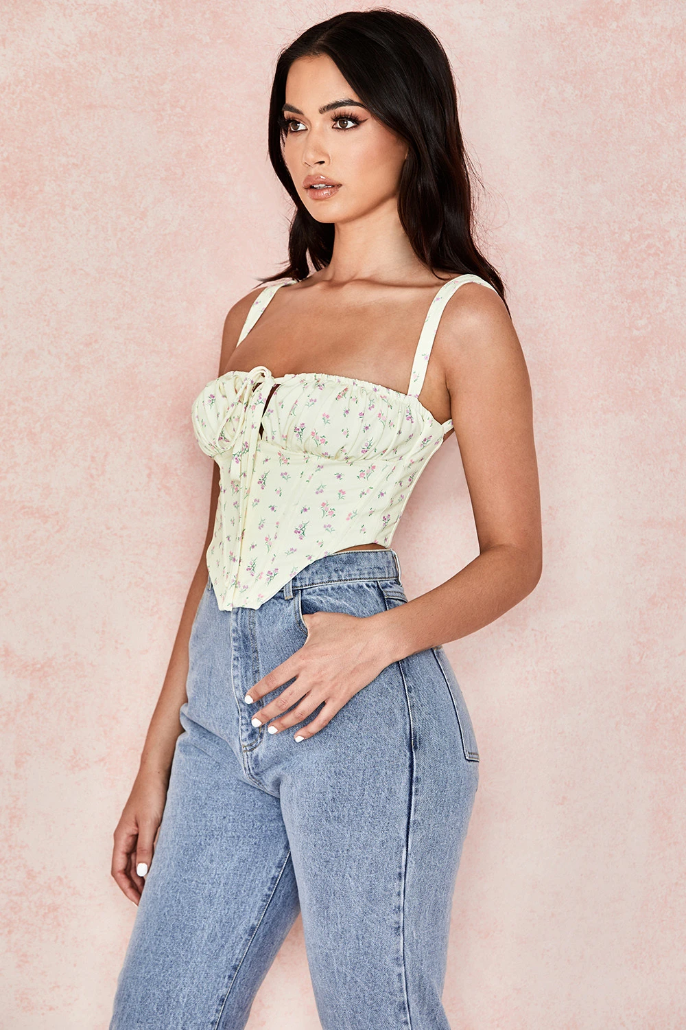 Lemon Floral Corset 5 Lemon Floral Corset – Bild 5