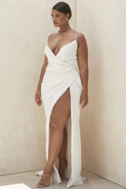 Ivory Strappy Bridal Gown - Limited Edition -Pinkyy Kleider Geschaft gigi 16