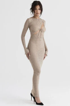 Stone Floral Lace Maxi Dress -Pinkyy Kleider Geschaft giovanna 8