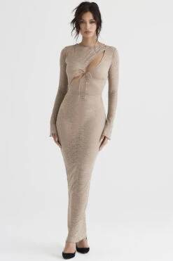 Stone Floral Lace Maxi Dress -Pinkyy Kleider Geschaft giovanna 9