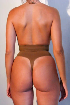 Sculpting High Waist Thong Mocha -Pinkyy Kleider Geschaft high sculpting m21