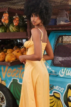 Tangerine Bustier Sundress 28 Tangerine Bustier Sundress -Pinkyy Kleider Geschaft houseofcb 4503