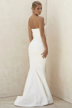 Ivory Strapless Corset Bridal Gown - Limited Edition -Pinkyy Kleider Geschaft ines 5