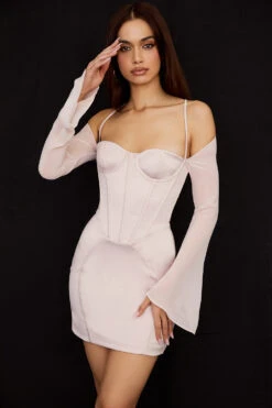 Crystal Satin Corset Mini Dress 17 Crystal Satin Corset Mini Dress -Pinkyy Kleider Geschaft isra 3