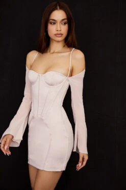 Crystal Satin Corset Mini Dress 19 Crystal Satin Corset Mini Dress -Pinkyy Kleider Geschaft isra 5