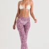 Violet Floral Cutout Trousers