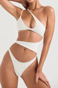 Ivory Asymmetric Cutout Swimsuit 14 Ivory Asymmetric Cutout Swimsuit -Pinkyy Kleider Geschaft lafayette ivo 3r
