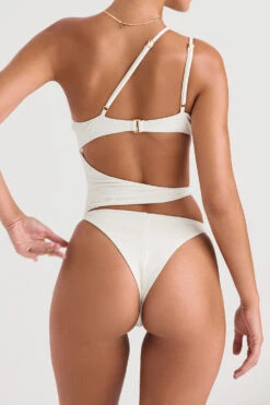 Ivory Asymmetric Cutout Swimsuit 18 Ivory Asymmetric Cutout Swimsuit -Pinkyy Kleider Geschaft lafayette ivo 7r