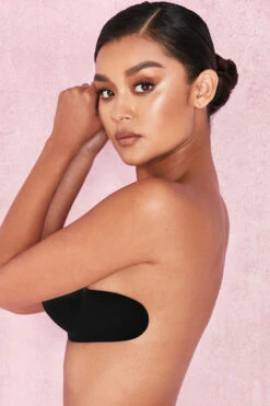 Strapless Backless Moulded Sticky Bra - Black -Pinkyy Kleider Geschaft m99b1835 2