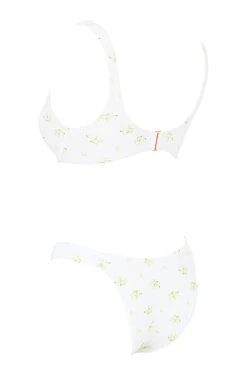 Ivory Floral Print Bikini -Pinkyy Kleider Geschaft mariposa ivory floral print 02