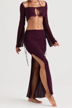 Prune Cover Up Top -Pinkyy Kleider Geschaft marseilleamalfi p 3r