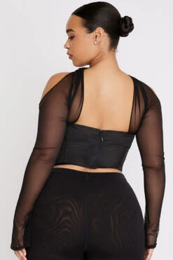 Black Structured Corset -Pinkyy Kleider Geschaft mina 10a