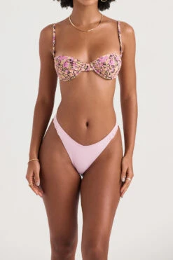 Blossom Ruched Bikini Bottom -Pinkyy Kleider Geschaft monaco bp1r