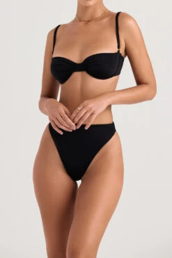 Black High Waist Bikini Bottom 13 Black High Waist Bikini Bottom -Pinkyy Kleider Geschaft monacomykonos blk 3r