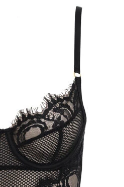 Black Lace Bodysuit -Pinkyy Kleider Geschaft nadia black 04