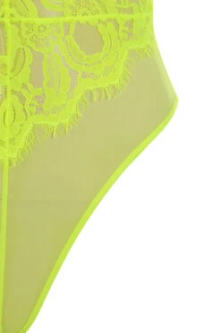 Neon Yellow Lace Bodysuit 31 Neon Yellow Lace Bodysuit -Pinkyy Kleider Geschaft nadia neno yellow 05