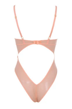 Peach Lace Bodysuit 25 Peach Lace Bodysuit -Pinkyy Kleider Geschaft nadia salmon 02