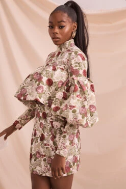 Vintage Floral Ruffle Top -Pinkyy Kleider Geschaft naeve floral 15