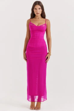 Fuchsia Maxi Dress 22 Fuchsia Maxi Dress -Pinkyy Kleider Geschaft nalini 1f
