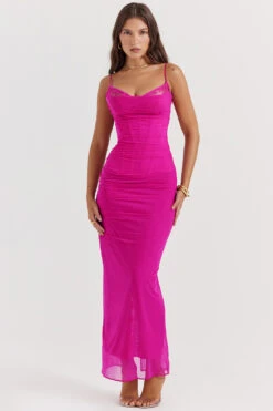 Fuchsia Maxi Dress 23 Fuchsia Maxi Dress -Pinkyy Kleider Geschaft nalini 2f