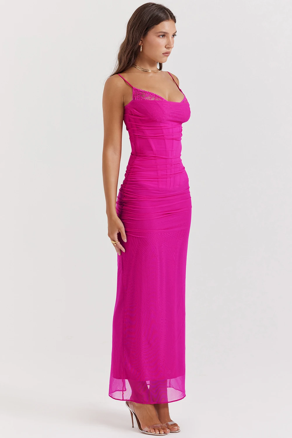 Fuchsia Maxi Dress 9 Fuchsia Maxi Dress – Bild 9