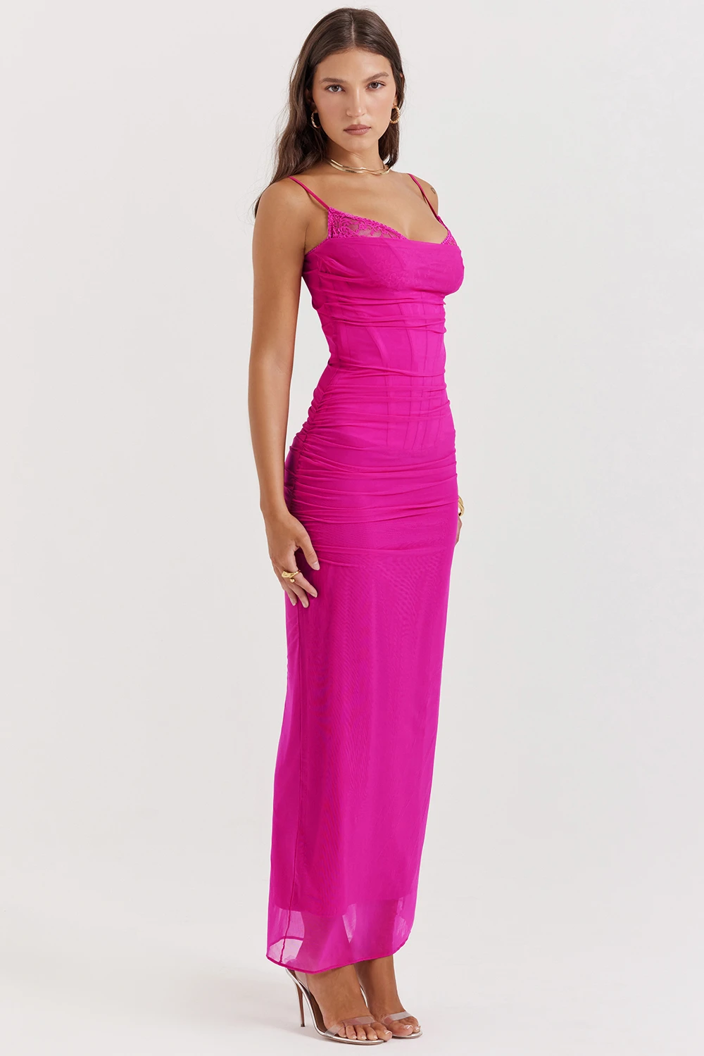 Fuchsia Maxi Dress 8 Fuchsia Maxi Dress – Bild 8