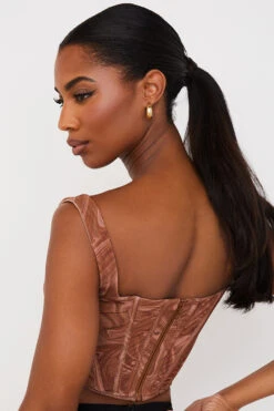 Swirl Print Mesh Corset -Pinkyy Kleider Geschaft ninetta 7s