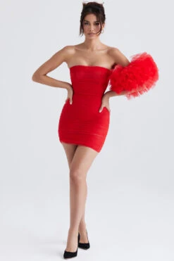 Scarlet Ruffle Sleeve Dress -Pinkyy Kleider Geschaft noelle 3