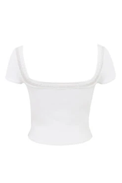 Ivory Dainty Knit Top -Pinkyy Kleider Geschaft nola ivory 02