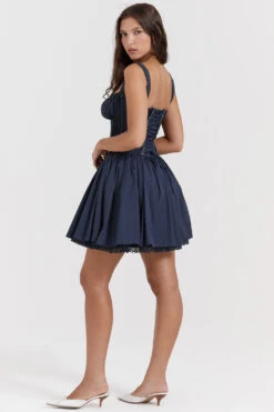 French Navy Corset Mini Dress 20 French Navy Corset Mini Dress -Pinkyy Kleider Geschaft pietra 19