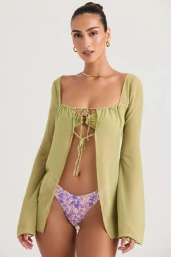 Olive Cover Up -Pinkyy Kleider Geschaft provence gn 1