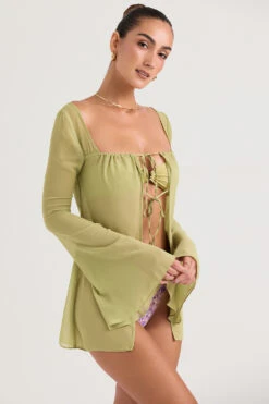 Olive Cover Up -Pinkyy Kleider Geschaft provence gn 4