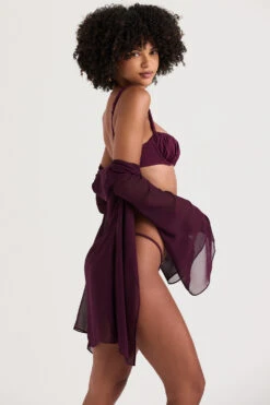 Prune Cover Up -Pinkyy Kleider Geschaft provence p 10