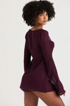 Prune Cover Up -Pinkyy Kleider Geschaft provence p 6