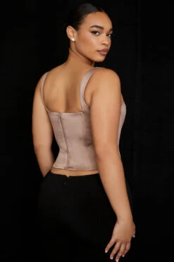 Stone Satin Longline Corset 17 Stone Satin Longline Corset -Pinkyy Kleider Geschaft rafa s10