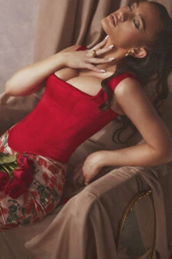 Scarlet Satin Longline Corset 27 Scarlet Satin Longline Corset -Pinkyy Kleider Geschaft rafa s38