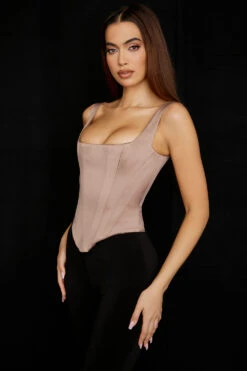 Stone Satin Longline Corset 14 Stone Satin Longline Corset -Pinkyy Kleider Geschaft rafa s4