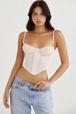 Peony Gathered Corset -Pinkyy Kleider Geschaft rochelle 4